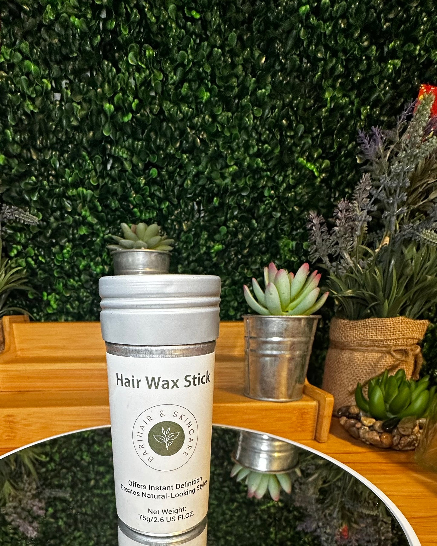 Bari Hair Wax Stick , Hair Slick, Hair Wax Stick for Fly Aways Non-Greasy Styling Wax for Fly aways, & Edge Control Frizz Hair, Edge Control, Small broken Hair Fine Hair
