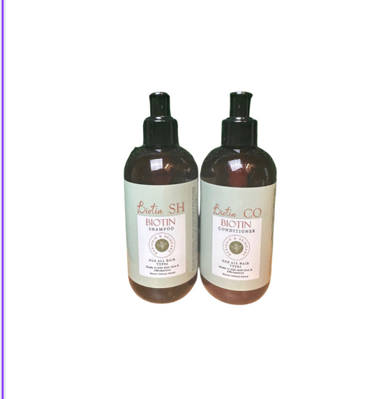 Biotin Shampoo & Biotin Conditioner Duo Kit